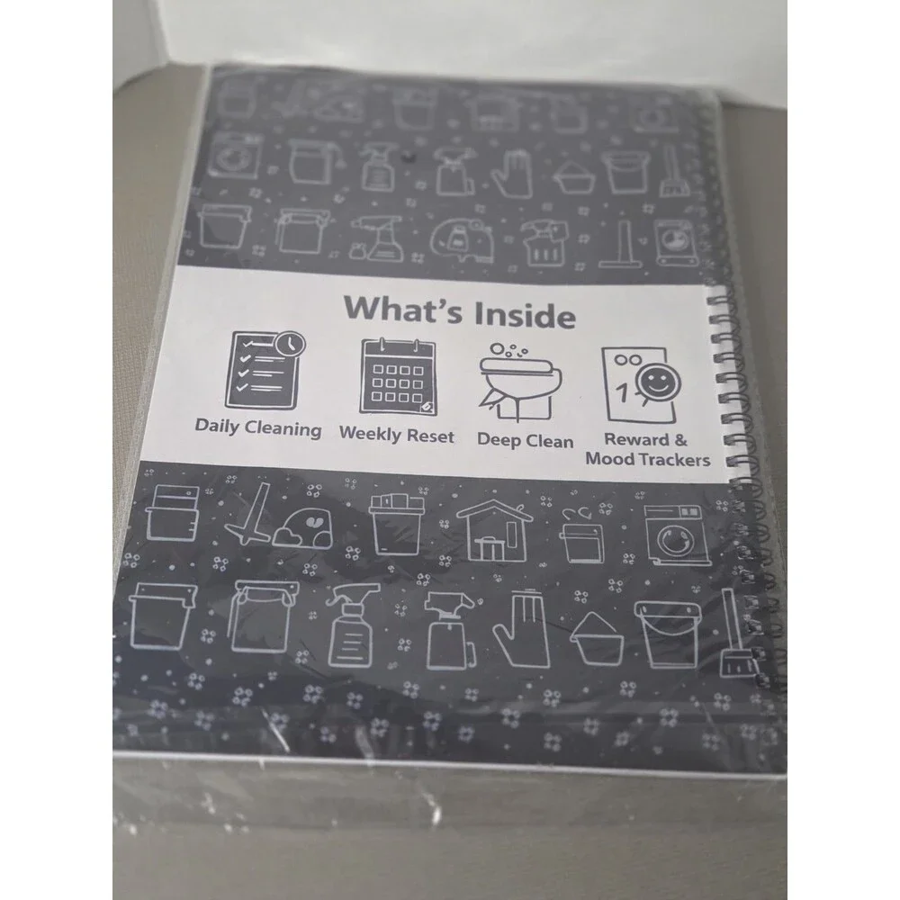 PGJ ADHD Cleaning Planner for Adults ? Undated Home Organizer & Chores Checklist